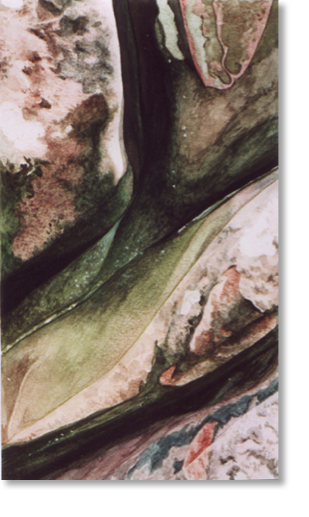 Rock Series No.40 (2000)
14 x 24 cm
watercolour & ink on paper